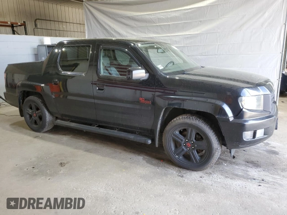 2013 Honda Ridgeline RTL with VIN 5FPYK1F57DB008861, listed as a Copart auction lot 55998335 with 226,567 mi miles and Salvage title. Bid and sale history available at DreamBid. Image 4.