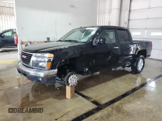 2009 GMC Canyon SLE1 with VIN 1GTDT13EX98154249, listed as a Copart auction lot 61347415 with 48,566 mi miles and Salvage title. Bid and sale history available at DreamBid. Image 1.