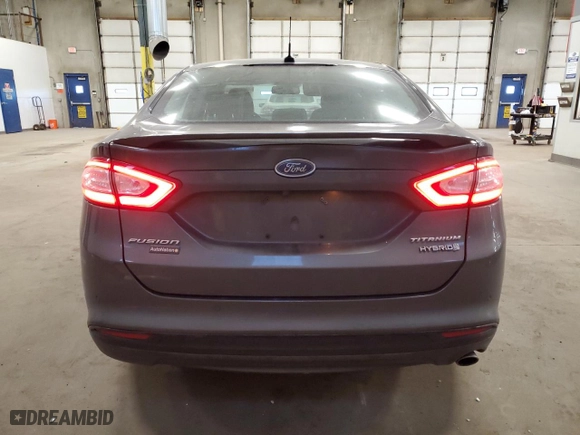 2015 Ford Fusion Titanium Hybrid with VIN 3FA6P0RU6FR309076, listed as a Copart auction lot 49395585 with 87,050 mi miles and Salvage Title. Bid and sale history available at carsss.com. Image 6.