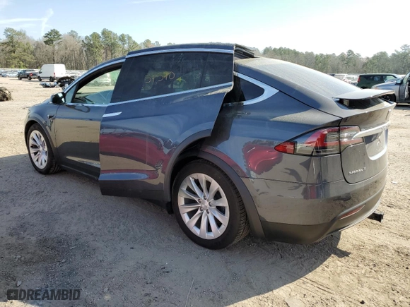 2018 Tesla Model X 75D with VIN 5YJXCDE28JF139383, listed as a Copart auction lot 41064563 with 51,570 mi miles. Bid and sale history available at carsss.com. Image 2.