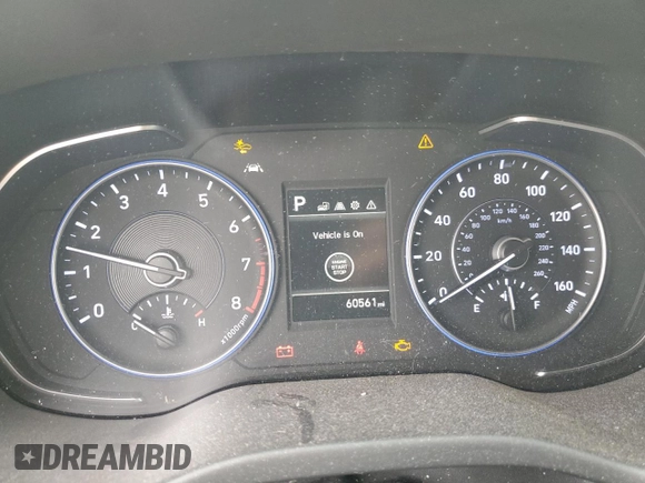 2022 Hyundai Palisade SEL with VIN KM8R24HE9NU373610, listed as a Copart auction lot 82117904 with 60,561 mi miles and Salvage title. Bid and sale history available at DreamBid. Image 9.