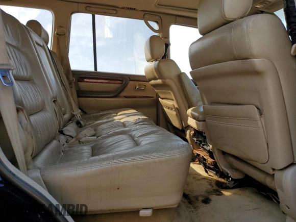 2001 Lexus LX 470 with VIN JTJHT00W613504449, listed as a Copart auction lot 45995455 with 229,056 mi miles and Salvage Title. Bid and sale history available at DreamBid. Image 11.