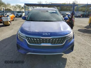 2023 Kia Seltos Nightfall with VIN KNDEUCA21P7404874, listed as a Copart auction lot 77232734 with 15,321 mi miles and Salvage Title. Bid and sale history available at carsss.com. Image 5.