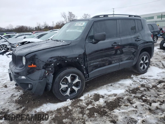 2020 Jeep Renegade Jeepster with VIN ZACNJBAB1LPL53003, listed as a Copart auction lot 81231194 with 78,348 mi miles and Salvage Title. Bid and sale history available at carsss.com. Image 1.