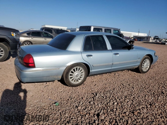 2009 Mercury Grand Marquis LS with VIN 2MEHM75V09X611485, listed as a Copart auction lot 51715775 with 97,578 mi miles and Salvage Title. Bid and sale history available at carsss.com. Image 3.