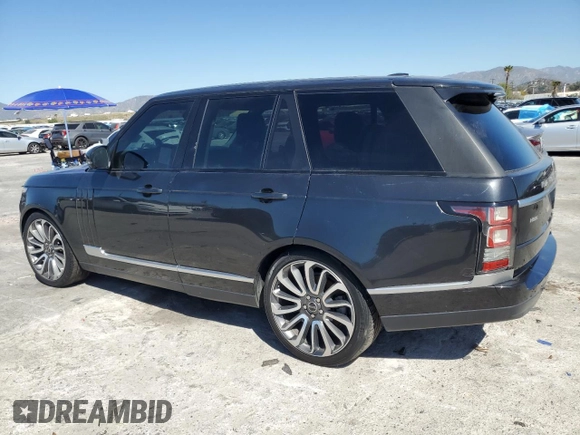 2014 Land Rover Range Rover HSE with VIN SALGS2WF8EA180385, listed as a Copart auction lot 46715155 with 122,293 mi miles and Clean Title. Bid and sale history available at DreamBid. Image 2.