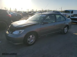 2004 Honda Civic with VIN JHMES96634S017559, listed as a Copart auction lot 48549775 with 130,379 mi miles and Salvage Title. Bid and sale history available at carsss.com. Image 1.