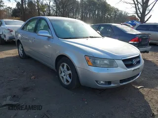 2006 Hyundai Sonata GLS with VIN 5NPEU46FX6H043799, listed as a IAAI auction lot 41344776 with 112,674 mi miles and . Bid and sale history available at DreamBid. Image 1.