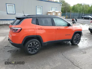 2018 Jeep Compass Trailhawk с VIN 3C4NJDDB5JT483091, выставлен на аукционе Copart как лот 55607835 с пробегом 76 066 миль миль и Списание • Salvage title. История ставок и продаж доступна на DreamBid. Изображение 3.