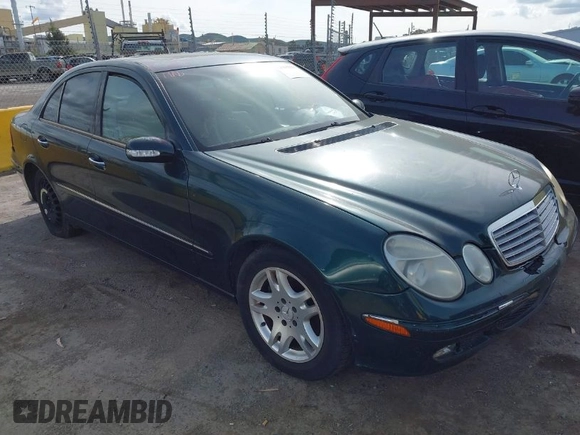 2003 Mercedes-Benz E-Class 3.2L with VIN WDBUF65J23X111728, listed as a IAAI auction lot 41965931 with 85,524 mi miles. Bid and sale history available at carsss.com. Image 1.