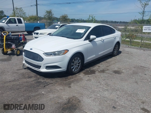 2016 Ford Fusion S with VIN 3FA6P0G79GR163447, listed as a IAAI auction lot 41879027 with 229,957 mi miles. Bid and sale history available at carsss.com. Image 2.
