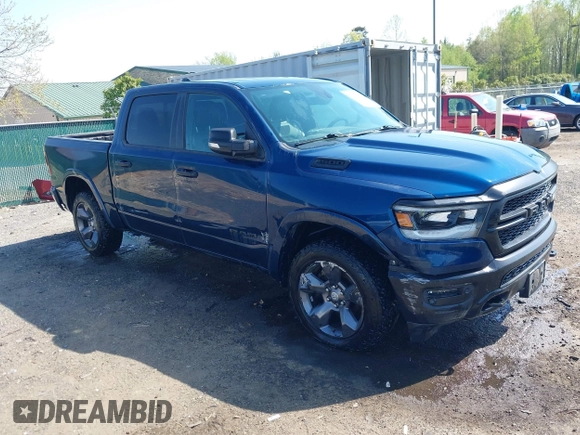 2020 Ram 1500 Big Horn with VIN 1C6SRFFT5LN366666, listed as a IAAI auction lot 41991339 with 105,788 mi miles. Bid and sale history available at carsss.com. Image 1.