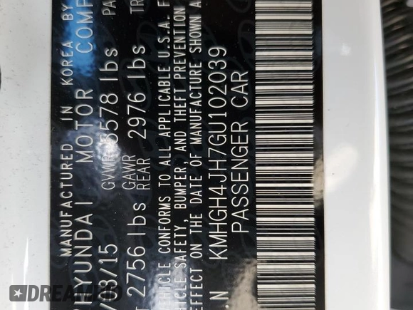 2016 Hyundai Equus Signature z VIN KMHGH4JH7GU102039, wystawiony jako Copart lot #52618085 z przebiegiem 138 794 mil mil oraz Szkoda całkowita • Salvage title. Historia ofert i sprzedaży dostępna na DreamBid. Obrazek 13.