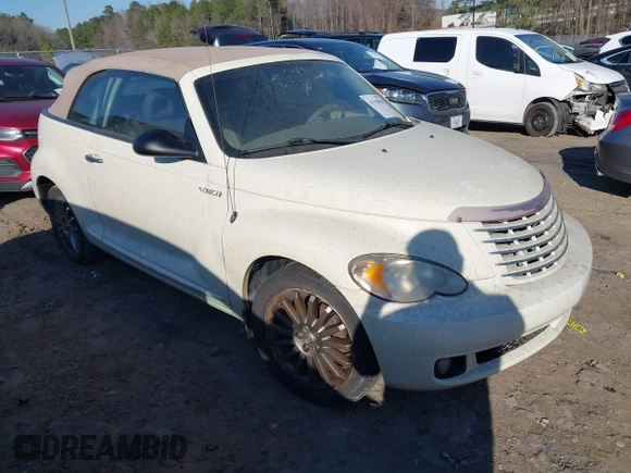 2006 Chrysler PT Cruiser GT with VIN 3C3HY75S36T342170, listed as a IAAI auction lot 41638909 with 87,630 mi miles and . Bid and sale history available at DreamBid. Image 1.