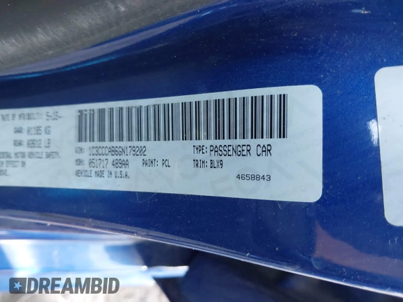 2016 Chrysler 200 Limited with VIN 1C3CCCAB6GN179202, listed as a IAAI auction lot 40747369 with 53,325 mi miles and . Bid and sale history available at DreamBid. Image 9.