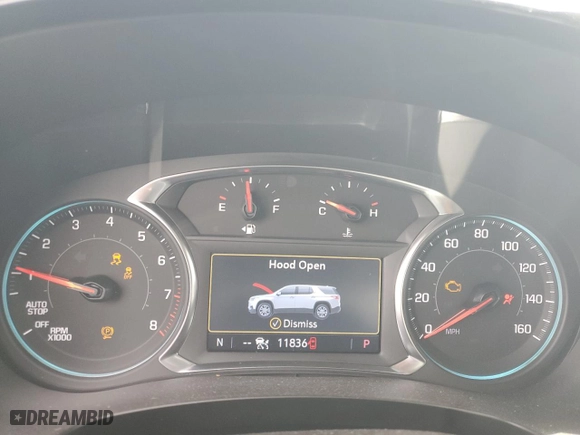 2023 Chevrolet Traverse RS with VIN 1GNEVJKW8PJ334240, listed as a Copart auction lot 49526565 with 11,836 mi miles and Salvage Title. Bid and sale history available at carsss.com. Image 9.