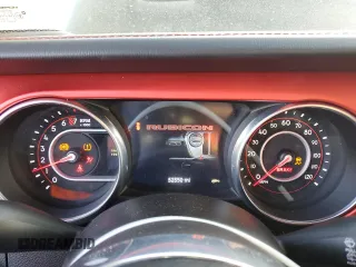 2021 Jeep Wrangler Unlimited Rubicon with VIN 1C4HJXFG4MW531590, listed as a Copart auction lot 46737755 with 52,550 mi miles and Salvage Title. Bid and sale history available at carsss.com. Image 9.