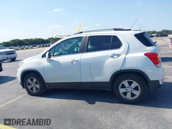 2018 Chevrolet Trax LT with VIN KL7CJLSB5JB591732, listed as a IAAI auction lot 42232548 with 153,859 mi miles and . Bid and sale history available at carsss.com. Image 14.
