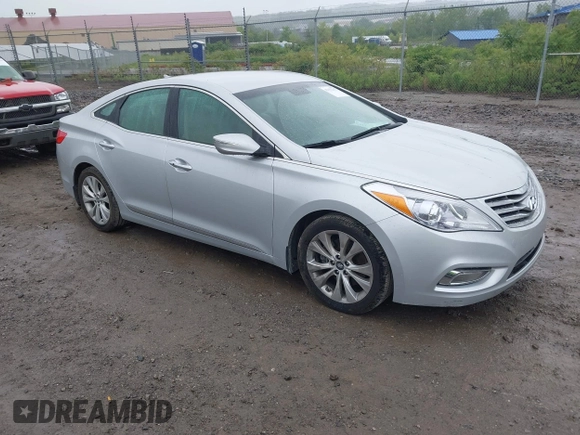 2014 Hyundai Azera Limited with VIN KMHFH4JG1EA424547, listed as a IAAI auction lot 42352357 with 47,242 mi miles and . Bid and sale history available at DreamBid. Image 1.