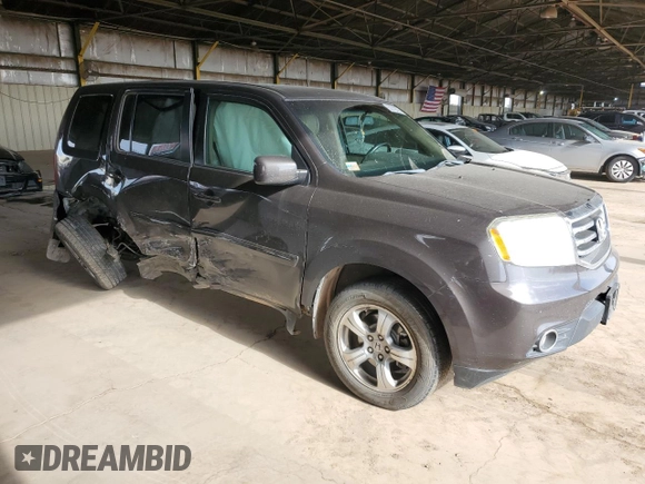 2012 Honda Pilot EX-L with VIN 5FNYF4H72CB056425, listed as a Copart auction lot 53712675 with 120,909 mi miles and Salvage Title. Bid and sale history available at DreamBid. Image 4.