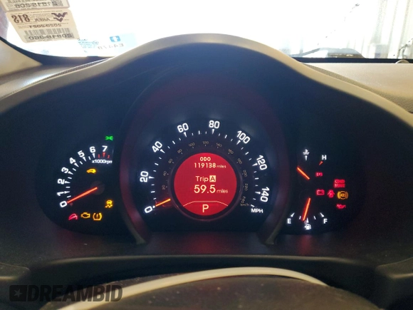 2011 Kia Sportage SX with VIN KNDPCCA65B7123281, listed as a Copart auction lot 63492515 with 119,138 mi miles and Clean title. Bid and sale history available at DreamBid. Image 9.