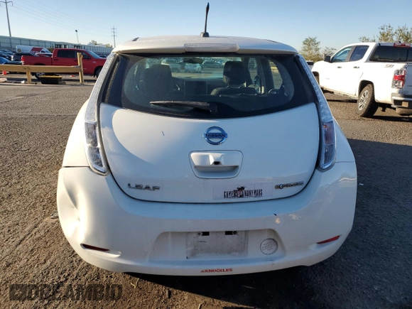 2014 Nissan LEAF SL with VIN 1N4AZ0CP4EC337012, listed as a Copart auction lot 76719874 with 88,390 mi miles and Salvage Title. Bid and sale history available at carsss.com. Image 6.