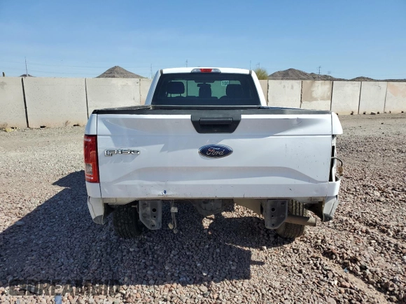 2017 Ford F-150 XL with VIN 1FTNF1CG0HKC20421, listed as a Copart auction lot 46412525 with 93,707 mi miles and Salvage title. Bid and sale history available at DreamBid. Image 6.