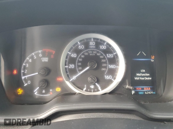 2020 Toyota Corolla LE with VIN JTDEPRAE9LJ045419, listed as a Copart auction lot 47399695 with 62,409 mi miles and Salvage Title. Bid and sale history available at carsss.com. Image 9.