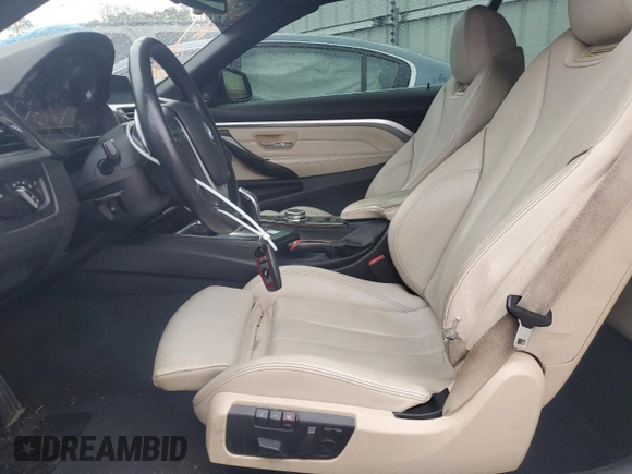 2015 BMW 4 Series 435i xDrive with VIN WBA3T7C5XFPW79549, listed as a Copart auction lot 47806745 with 113,428 mi miles and Salvage title. Bid and sale history available at DreamBid. Image 7.