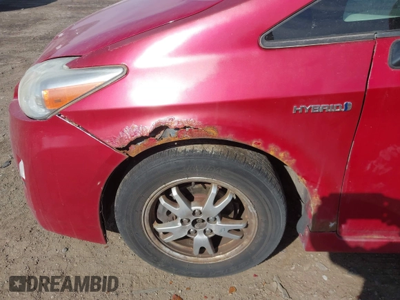 2010 Toyota Prius II with VIN JTDKN3DU4A0040530, listed as a IAAI auction lot 41868220 with 257,601 mi miles and . Bid and sale history available at DreamBid. Image 6.