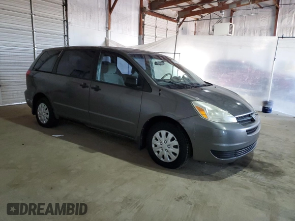 2004 Toyota Sienna with VIN 5TDZA29C24S020556, listed as a Copart auction lot 49526725 with 243,468 mi miles and Clean Title. Bid and sale history available at DreamBid. Image 4.
