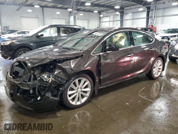 2014 Buick Verano Leather Group with VIN 1G4PS5SK6E4233820, listed as a Copart auction lot 45312895 with 177,862 mi miles and Salvage Title. Bid and sale history available at carsss.com. Image 1.