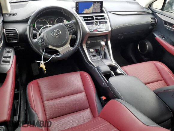 2021 Lexus NX with VIN JTJGJRDZ9M2166856, listed as a Copart auction lot 44993055 with 83,674 mi miles and Salvage Title. Bid and sale history available at carsss.com. Image 8.
