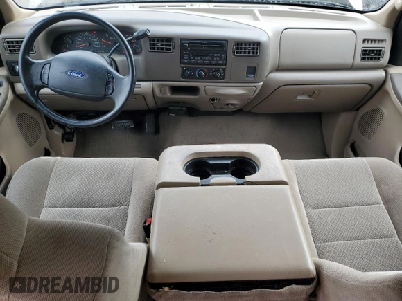 2002 Ford F-250 XL with VIN 1FTNW20S62ED38381, listed as a Copart auction lot 44265915 with 131,549 mi miles and Salvage Title. Bid and sale history available at DreamBid. Image 8.