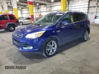2014 Ford Escape Titanium with VIN 1FMCU9J92EUC85685, listed as a Copart auction lot 54551634 with 91,823 mi miles and Salvage Title. Bid and sale history available at carsss.com. Image 1.