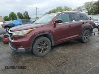 2014 Toyota Highlander XLE z VIN 5TDJKRFHXES007994, wystawiony jako Copart lot #54488235 z przebiegiem 109 792 mil mil oraz Tytuł czysty. Historia ofert i sprzedaży dostępna na DreamBid. Obrazek 1.