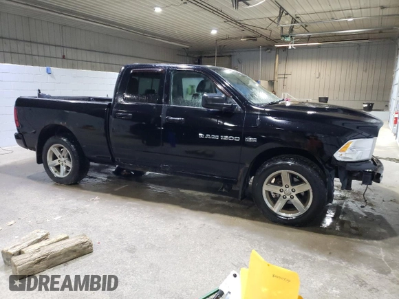 2012 Ram 1500 Sport with VIN 1C6RD7HT2CS209565, listed as a Copart auction lot 80010514 with 178,094 mi miles and Salvage title. Bid and sale history available at DreamBid. Image 4.