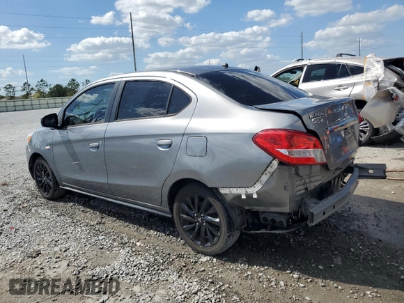 2020 Mitsubishi Mirage SE z VIN ML32F4FJ4LHF13522, wystawiony jako Copart lot #51073075 z przebiegiem 61 452 mil mil oraz Nie do naprawy. Historia ofert i sprzedaży dostępna na DreamBid. Obrazek 2.