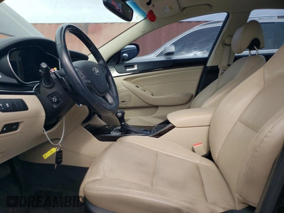 2014 Kia Cadenza Premium with VIN KNALN4D74E5138581, listed as a Copart auction lot 43277225 with 64,454 mi miles and Salvage Title. Bid and sale history available at carsss.com. Image 7.