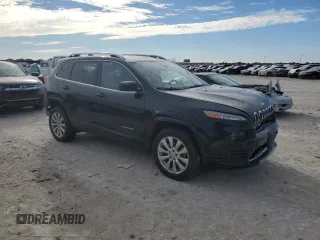 2017 Jeep Cherokee Overland z VIN 1C4PJMJS3HW551468, wystawiony jako Copart lot #46307615 z przebiegiem 124 602 mil mil oraz Szkoda całkowita • Salvage title. Historia ofert i sprzedaży dostępna na DreamBid. Obrazek 4.