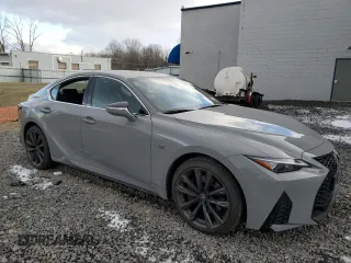 2024 Lexus IS with VIN JTHBZ1E22R5034602, listed as a Copart auction lot 88689965 with 0 mi miles and Salvage Title. Bid and sale history available at carsss.com. Image 4.