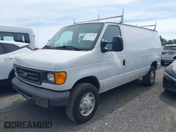 2007 Ford Econoline Cargo with VIN 1FTSE34LX7DB07866, listed as a IAAI auction lot 42731198 with 129,514 mi miles and . Bid and sale history available at DreamBid. Image 2.