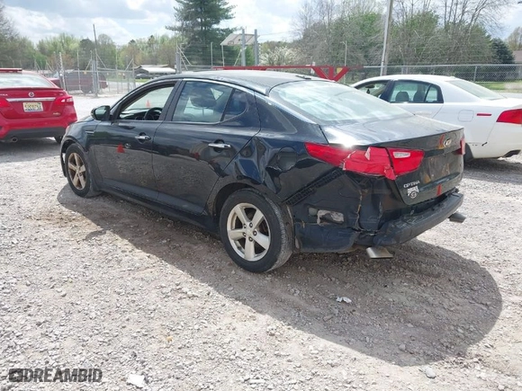 2015 Kia Optima LX with VIN 5XXGM4A77FG487033, listed as a IAAI auction lot 41974724 with 173,451 mi miles. Bid and sale history available at carsss.com. Image 3.