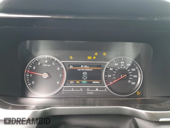 2022 Kia Sorento LX with VIN 5XYRG4LC6NG115672, listed as a Copart auction lot 58574035 with 36,008 mi miles and Salvage title. Bid and sale history available at DreamBid. Image 9.