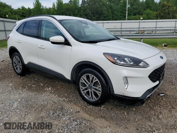2021 Ford Escape SEL z VIN 1FMCU9H67MUA65291, wystawiony jako Copart lot #63403555 z przebiegiem 122 034 mil mil oraz Szkoda całkowita • Salvage title. Historia ofert i sprzedaży dostępna na DreamBid. Obrazek 4.