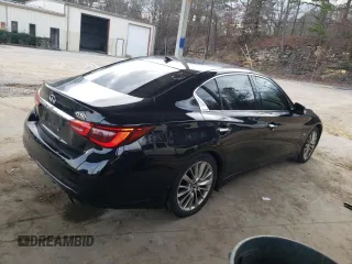 2018 Infiniti Q50 Sport with VIN JN1EV7AP0JM353167, listed as a Copart auction lot 43483145 with 145,115 mi miles and Clean Title. Bid and sale history available at carsss.com. Image 3.