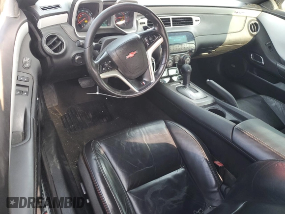 2012 Chevrolet Camaro 2LT with VIN 2G1FC1E37C9122299, listed as a Copart auction lot 58574735 with 137,374 mi miles and Salvage title. Bid and sale history available at DreamBid. Image 8.