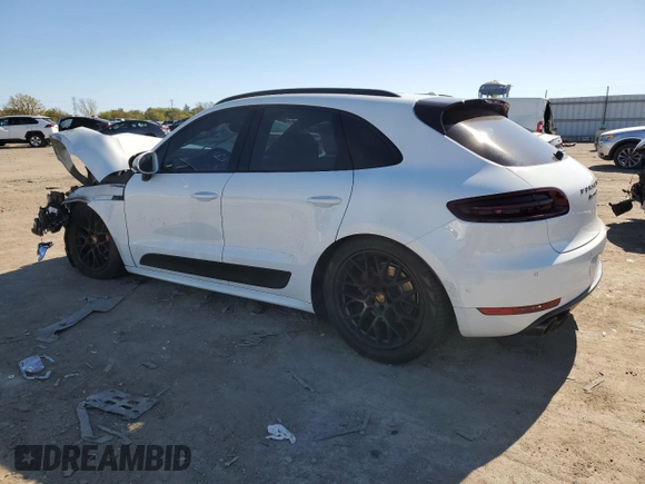 2018 Porsche Macan GTS with VIN WP1AG2A55JLB61657, listed as a Copart auction lot 76485304 with Not Provided miles and Salvage Title. Bid and sale history available at DreamBid. Image 2.