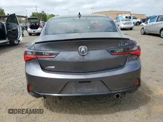 2022 Acura ILX w/Premium/A-Spec Package with VIN 19UDE2F86NA008750, listed as a Copart auction lot 51291635 with 31,988 mi miles and Salvage Title. Bid and sale history available at carsss.com. Image 6.