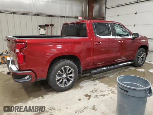2021 Chevrolet Silverado 1500 RST with VIN 3GCUYEED0MG183503, listed as a Copart auction lot 82758634 with 49,045 mi miles and Clean Title. Bid and sale history available at carsss.com. Image 3.